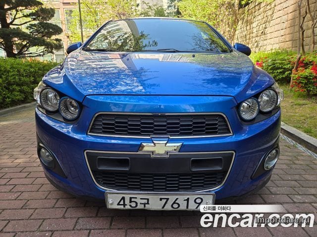 CHEVROLET AVEO HATCHBACK 2012 — 111 499 км, синий, Корея — под ключ — фото 3