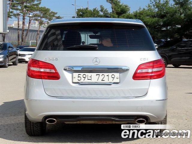MERCEDES-BENZ B-CLASS W246 2013 — 117 450 км, серебристый, Корея — под ключ — фото 4