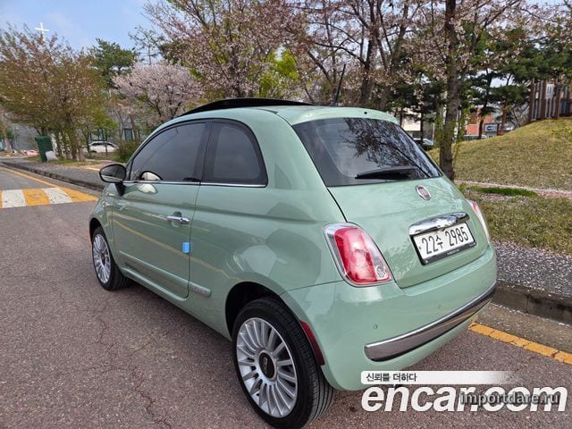 FIAT 500 2015 — 76 077 км, салатовый, Корея — под ключ — фото 4
