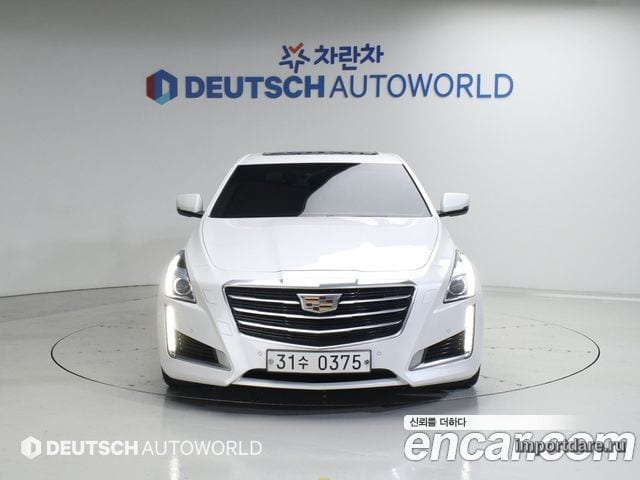 CADILLAC CTS 2015 — 112 000 км, белый, Корея — под ключ — фото 3