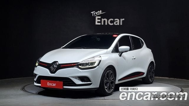 RENAULT KOREA CLIO 2019 — 85 930 км, белый, Корея — под ключ — фото 1