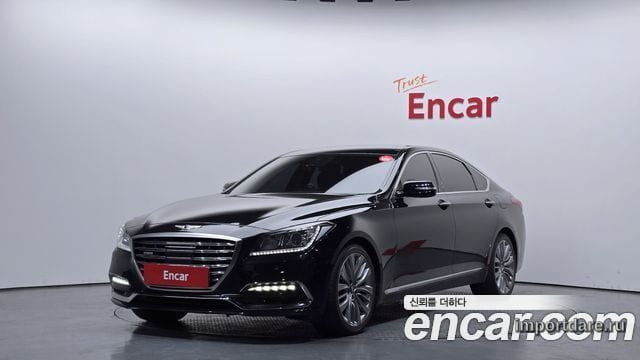 HYUNDAI GENESIS DH 2015 — 236 390 км, чёрный, Корея — под ключ — фото 1