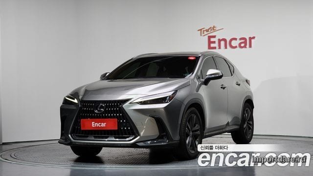 LEXUS NX350H 2023 — 99 021 км, серебристо-серый, Корея — под ключ — фото 1