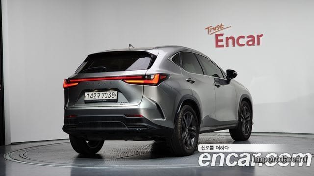 LEXUS NX350H 2023 — 99 021 км, серебристо-серый, Корея — под ключ — фото 2