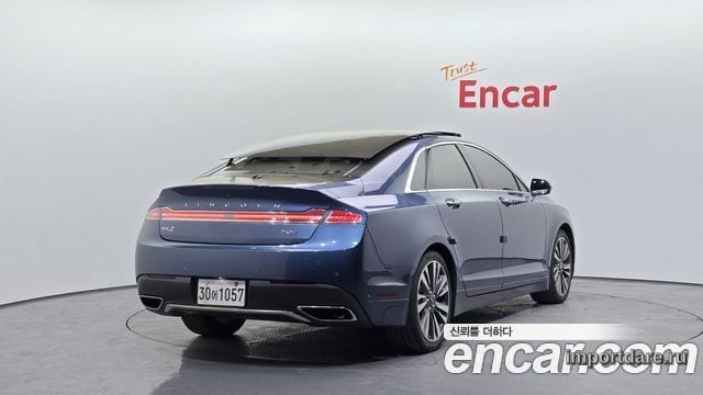LINCOLN MKZ 2018 — 75 670 км, синий, Корея — под ключ — фото 2