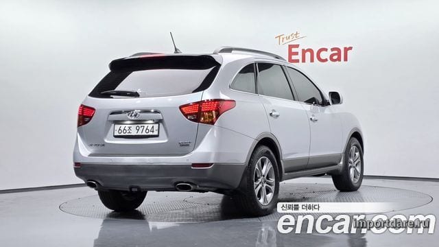 HYUNDAI VERACRUZ 2015 — 99 793 км, серебристый, Корея — под ключ — фото 2