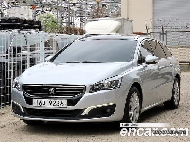PEUGEOT 508SW 2015 — 77 235 км, серебристый, Корея — под ключ — фото 2