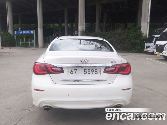 INFINITI Q70 2015 — 113 635 км, белый-перламутр, Корея — под ключ — фото 4
