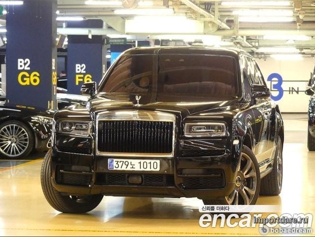 ROLLS-ROYCE CULLINAN 2024 — 8 700 км, чёрный, Корея — под ключ — фото 1