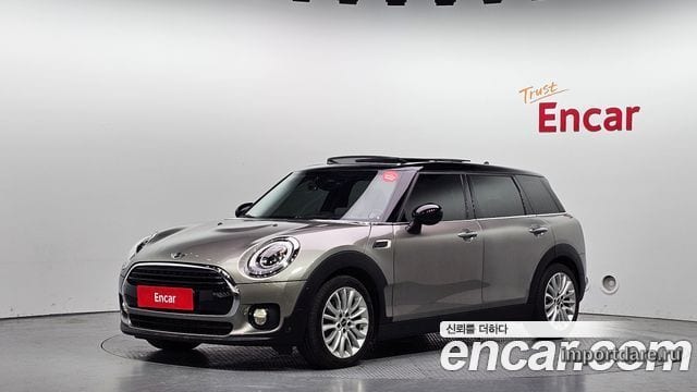 MINI COOPER D CLUBMAN 2018 — 148 443 км, светло-золотистый, Корея — под ключ — фото 1