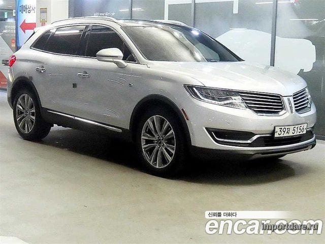 LINCOLN MKX 2018 — 88 874 км, серебристый, Корея — под ключ — фото 2