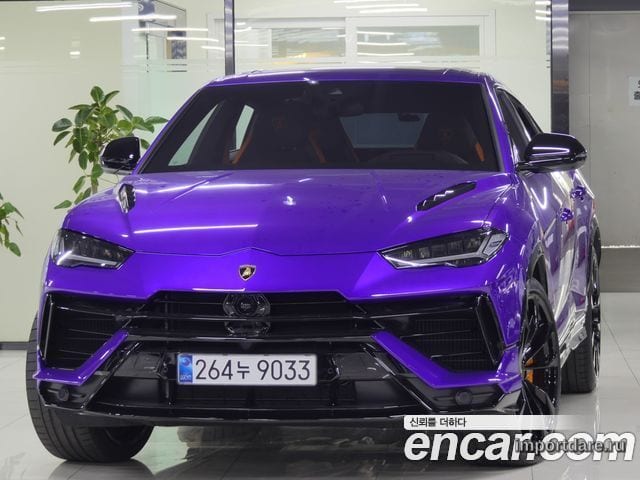 LAMBORGHINI URUS 2024 — 6 400 км, фиолетовый, Корея — под ключ — фото 1