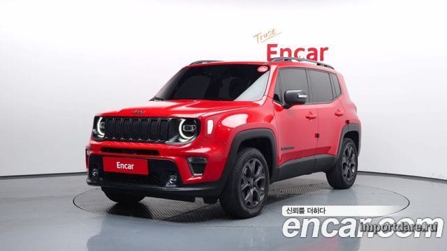 JEEP RENEGADE 2021 — 58 502 км, красный, Корея — под ключ — фото 1