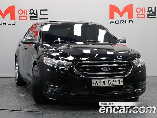 FORD TAURUS 2016 — 102 383 км, чёрный, Корея — под ключ — фото 2