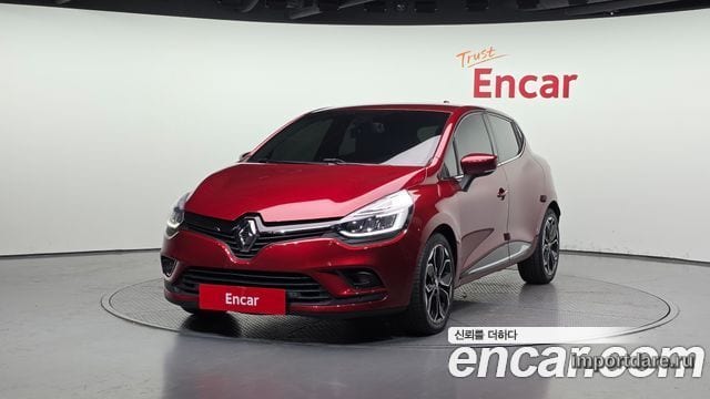 RENAULT KOREA CLIO 2018 — 145 120 км, красный, Корея — под ключ — фото 1