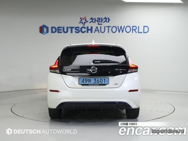 NISSAN LEAF 2019 — 163 212 км, белый, Корея — под ключ — фото 4