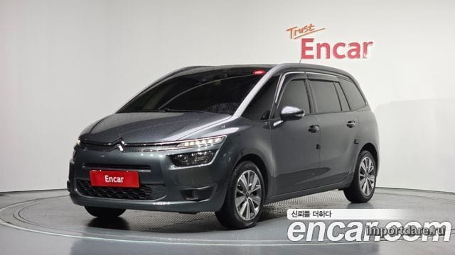 CITROEN GRAND C4 PICASSO 2015 — 96 868 км, серый, Корея — под ключ — фото 1