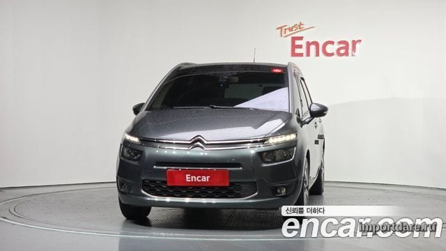 CITROEN GRAND C4 PICASSO 2015 — 96 868 км, серый, Корея — под ключ — фото 3