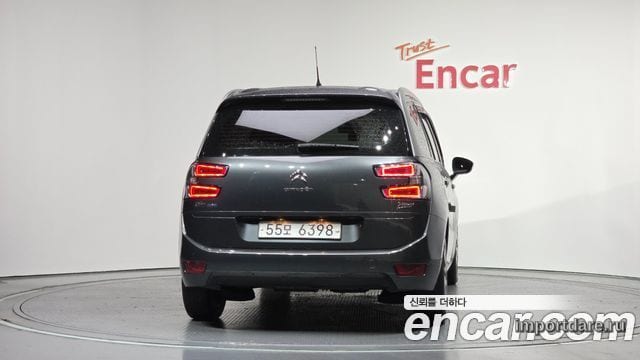 CITROEN GRAND C4 PICASSO 2015 — 96 868 км, серый, Корея — под ключ — фото 4