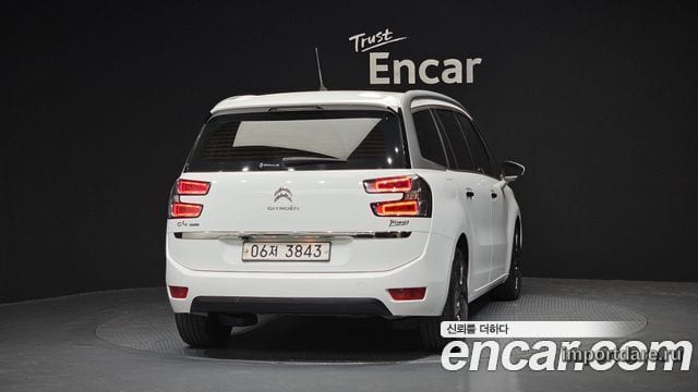 CITROEN GRAND C4 PICASSO 2017 — 85 059 км, белый, Корея — под ключ — фото 4