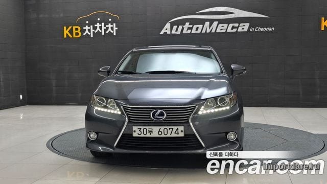 LEXUS ES300H 2013 — 111 021 км, серый, Корея — под ключ — фото 3