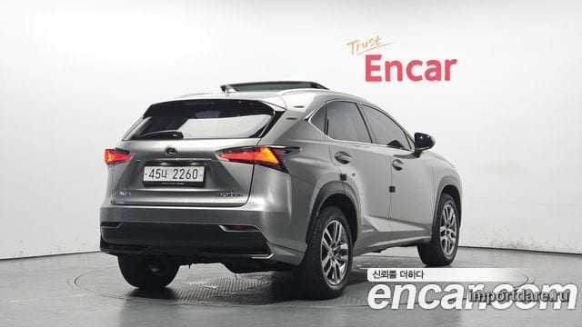 LEXUS NX300H 2017 — 88 389 км, серебристо-серый, Корея — под ключ — фото 2