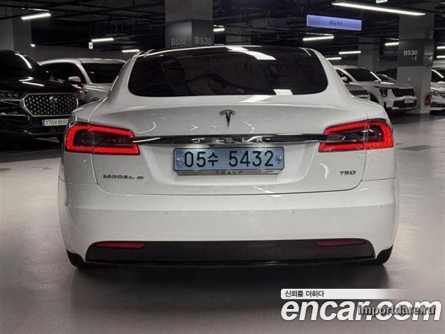 TESLA MODEL S 2018 — 151 323 км, белый, Корея — под ключ — фото 3