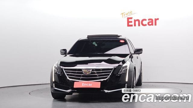 CADILLAC CT6 2016 — 73 390 км, чёрный, Корея — под ключ — фото 3