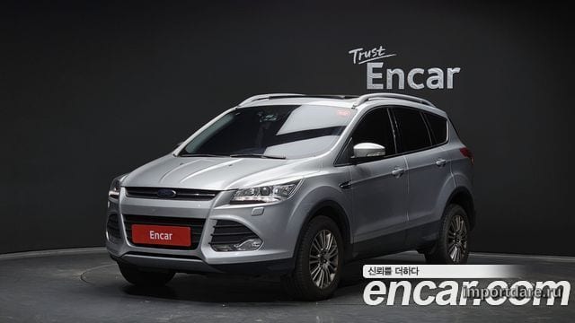 FORD KUGA 2016 — 177 741 км, серебристый, Корея — под ключ — фото 1