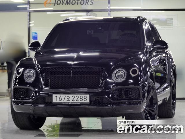 BENTLEY BENTAYGA 2020 — 51 000 км, чёрный, Корея — под ключ — фото 12