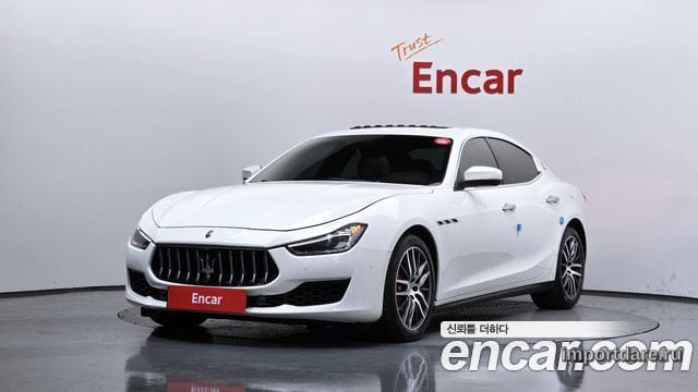 MASERATI GHIBLI 2018 — 67 658 км, белый, Корея — под ключ — фото 1