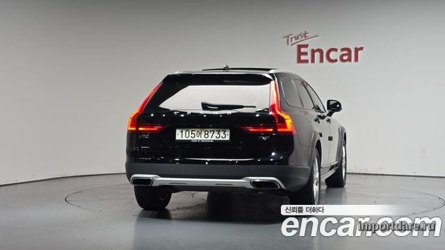 VOLVO V90 CROSS COUNTRY 2018 — 123 753 км, чёрный, Корея — под ключ — фото 4