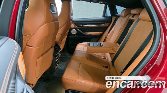 BMW X6M 2019 — 73 753 км, красный, Корея — под ключ — фото 12