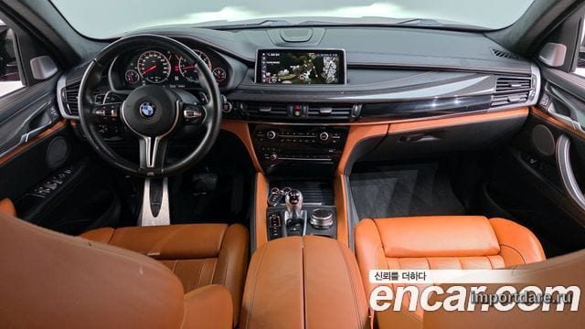 BMW X6M 2019 — 73 753 км, красный, Корея — под ключ — фото 7