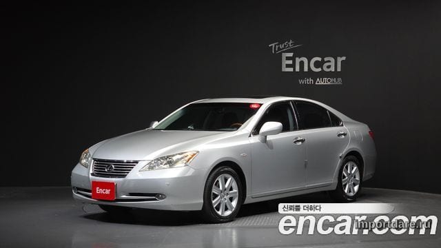 LEXUS ES350 2009 — 195 568 км, серебристо-серый, Корея — под ключ — фото 1