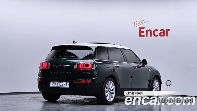 MINI COOPER D CLUBMAN 2016 — 56 592 км, тёмно-зелёный, Корея — под ключ — фото 2