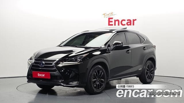 LEXUS NX300H 2015 — 150 462 км, чёрный, Корея — под ключ — фото 1