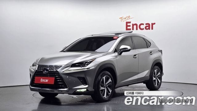 LEXUS NX300H 2019 — 105 567 км, серебристо-серый, Корея — под ключ — фото 1
