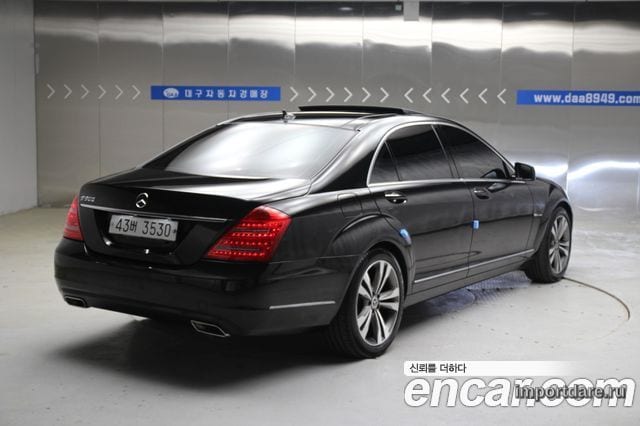 MERCEDES-BENZ S-CLASS W221 2012 — 231 400 км, чёрный, Корея — под ключ — фото 4