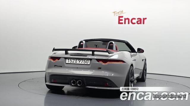 JAGUAR F-TYPE 2016 — 113 622 км, серебристо-серый, Корея — под ключ — фото 4