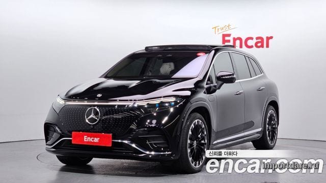 MERCEDES-BENZ EQS SUV X296 2023 — 26 717 км, чёрный, Корея — под ключ — фото 1