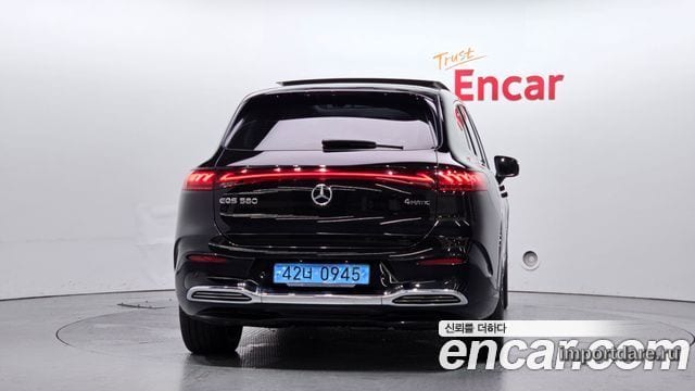 MERCEDES-BENZ EQS SUV X296 2023 — 26 717 км, чёрный, Корея — под ключ — фото 4