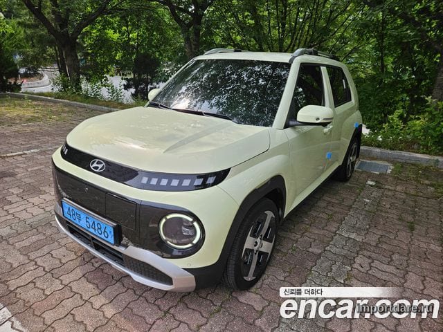 HYUNDAI CASPER ELECTRIC 2025 — 9 693 км, белый-перламутр, Корея — под ключ — фото 1