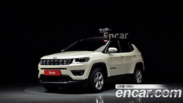 JEEP COMPASS 2021 — 12 989 км, белый-перламутр, Корея — под ключ — фото 1