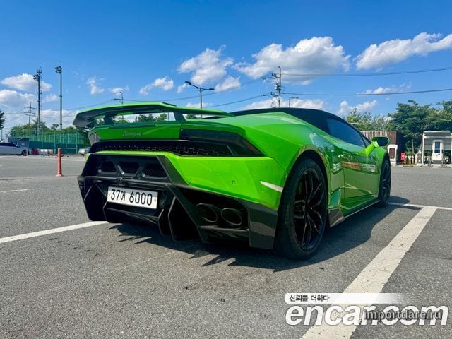 LAMBORGHINI HURACAN 2017 — 26 400 км, зелёный, Корея — под ключ — фото 2