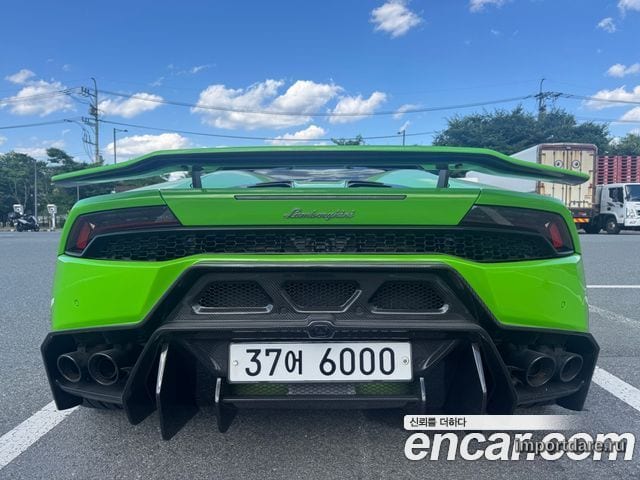 LAMBORGHINI HURACAN 2017 — 26 400 км, зелёный, Корея — под ключ — фото 4