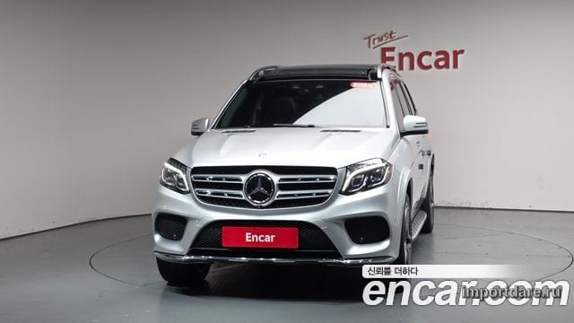 MERCEDES-BENZ GLS-CLASS X166 2017 — 166 510 км, серебристо-серый, Корея — под ключ — фото 3