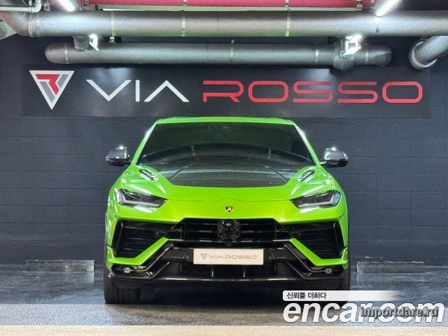 LAMBORGHINI URUS 2024 — 16 600 км, зелёный, Корея — под ключ — фото 2