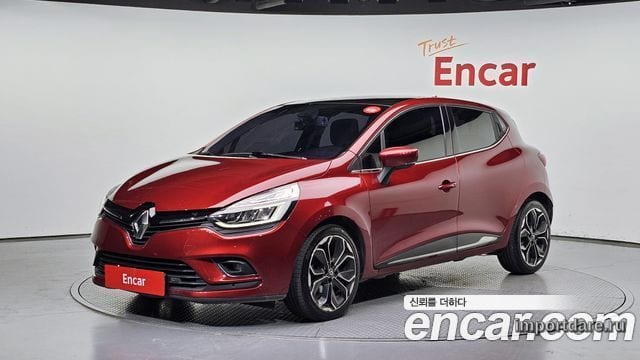 RENAULT KOREA CLIO 2018 — 144 701 км, красный, Корея — под ключ — фото 1