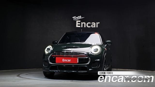 MINI COOPER S CONVERTIBLE 2021 — 76 701 км, тёмно-зелёный, Корея — под ключ — фото 3